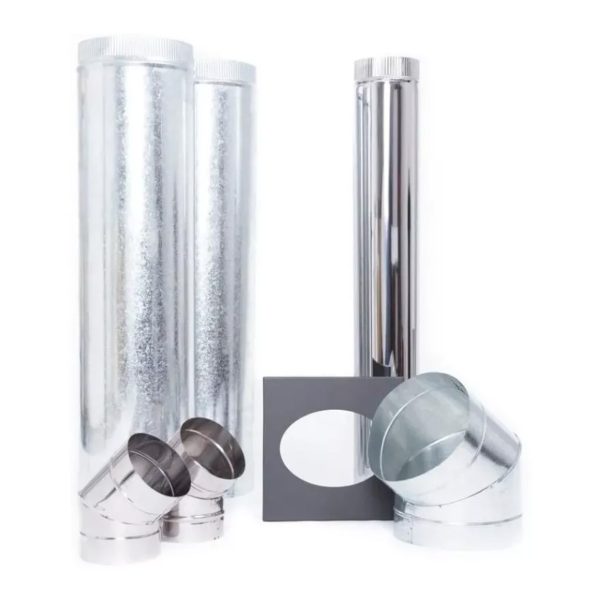 Adicionales pared acero inoxidable 4"